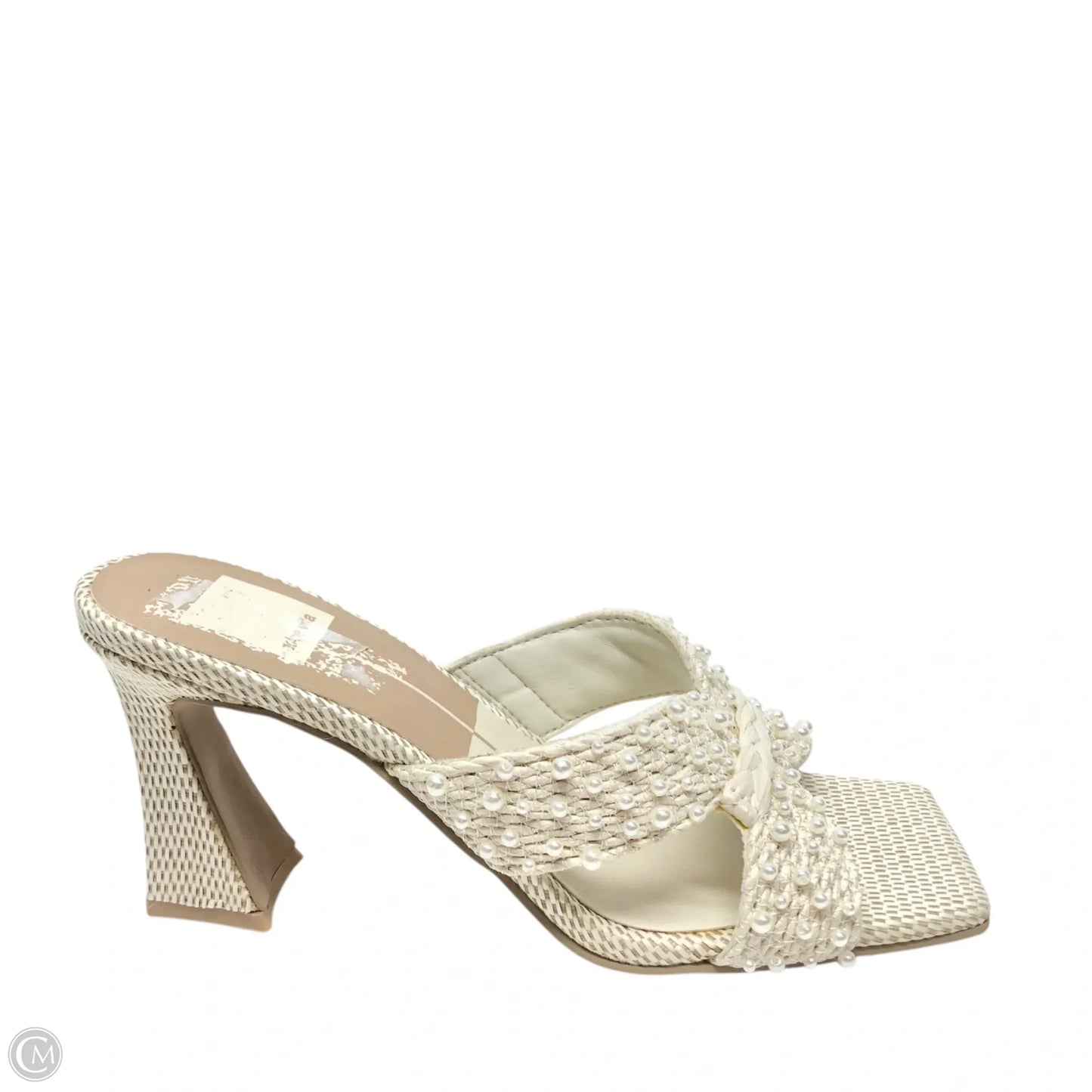 Sandals Heels Block By Dolce Vita In Beige, Size: 6.5