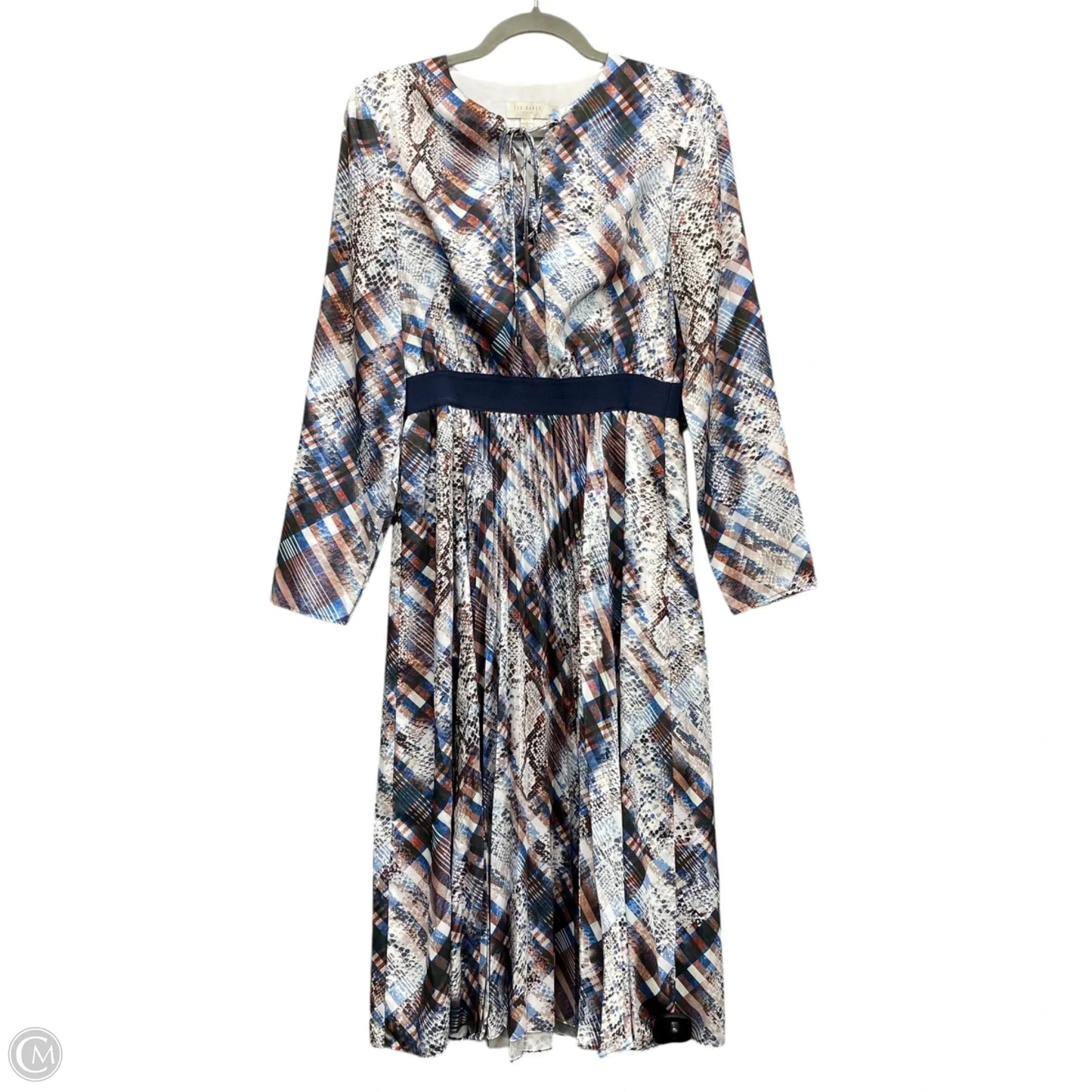 Dress Casual Midi By Ted Baker In Multi-colored, Size: 2