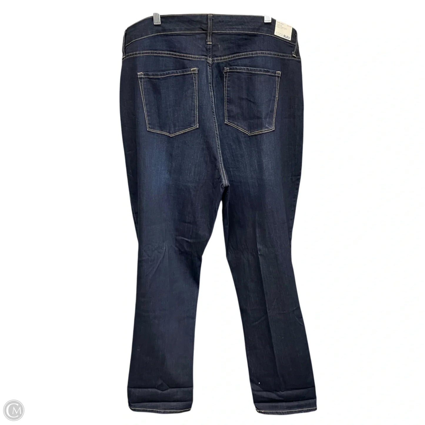 Jeans Straight By Code Blue In Blue Denim, Size: 22