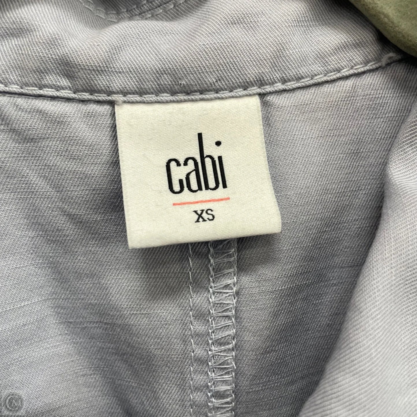 Jacket Utility By Cabi In Blue, Size: Xs