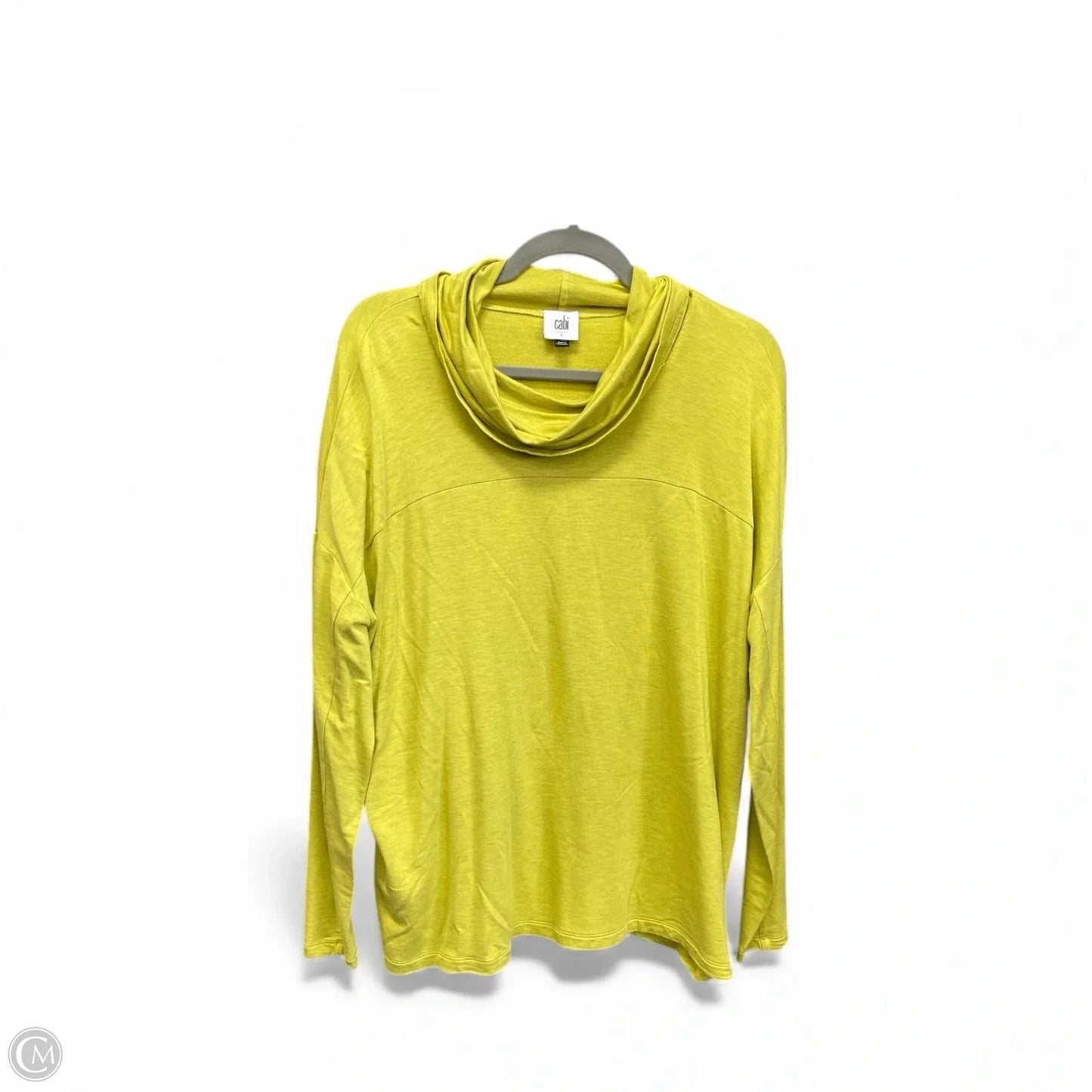 Top Long Sleeve By Cabi In Yellow, Size: S