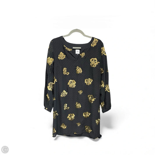 Dress Casual Short By Cabi In Black & Gold, Size: S