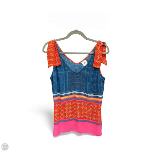 Blouse Sleeveless By Cabi In Multi-colored, Size: S