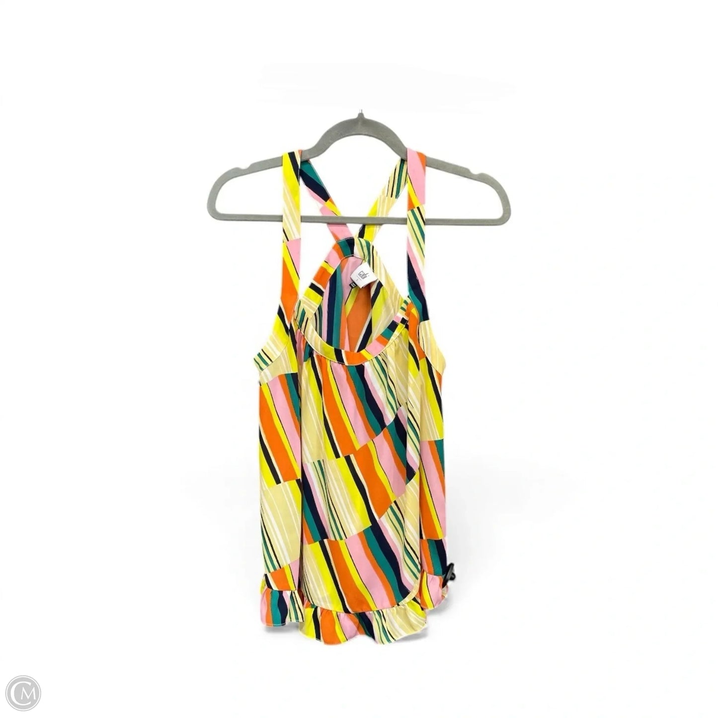 Blouse Sleeveless By Cabi In Multi-colored, Size: S