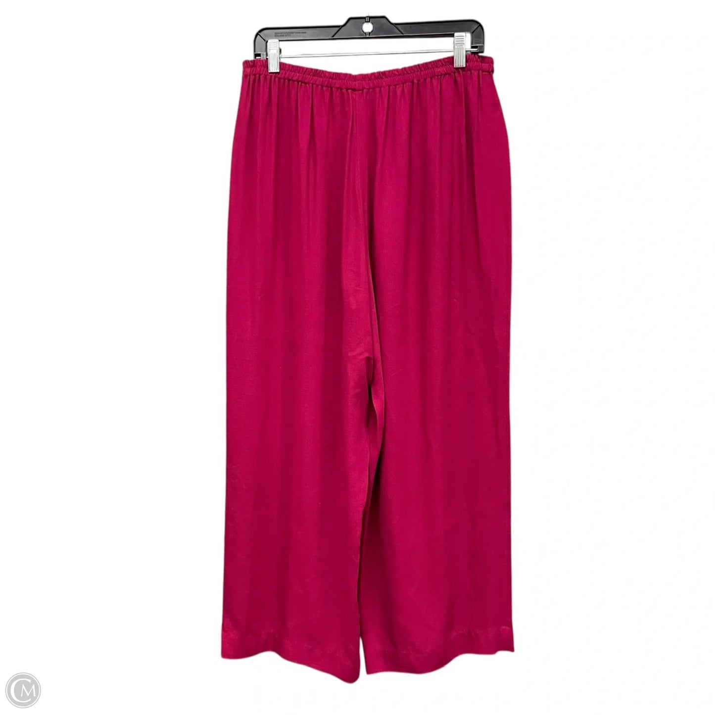 Pants Wide Leg By Eileen Fisher In Pink & Purple, Size: L