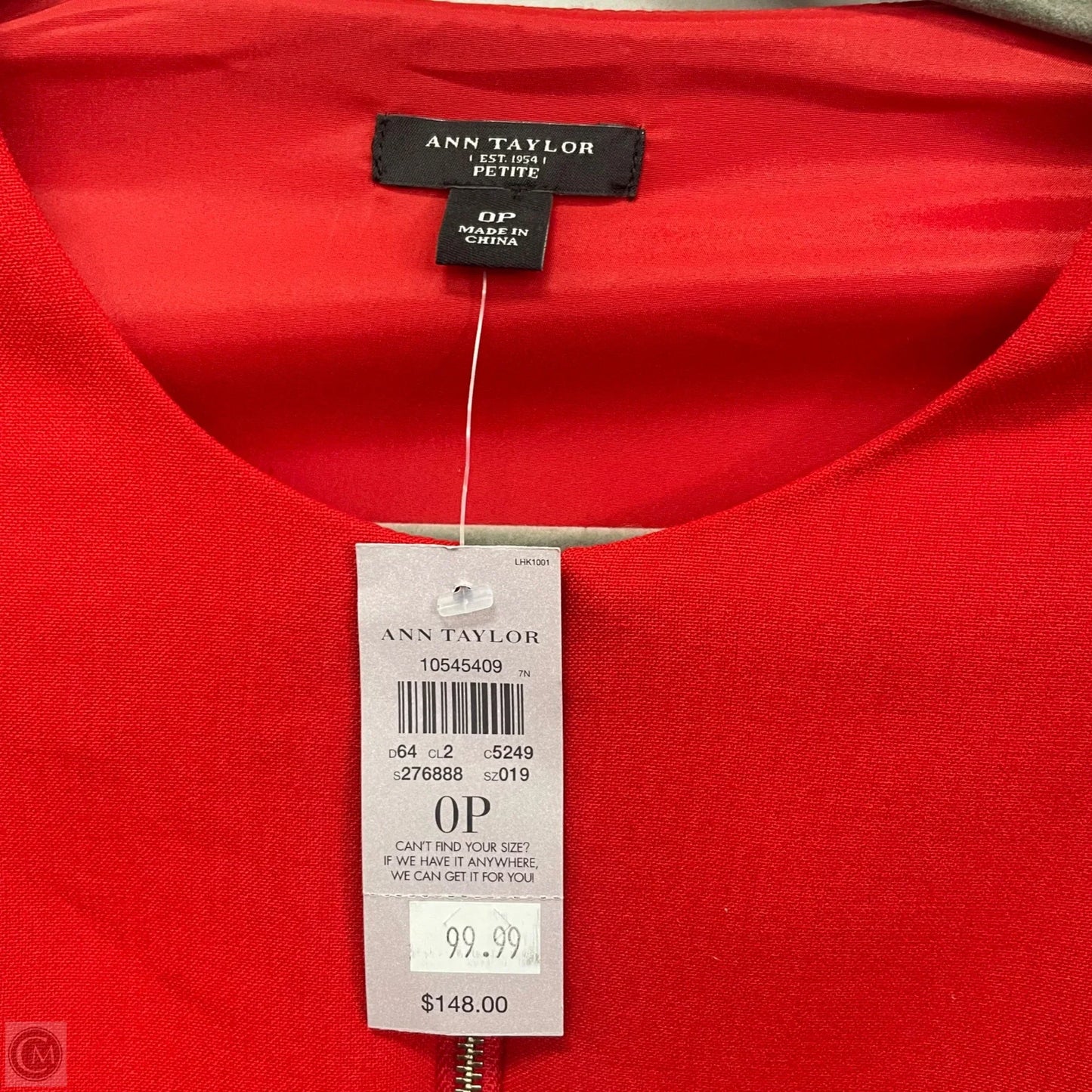 Dress Casual Short By Ann Taylor In Red, Size: 0p