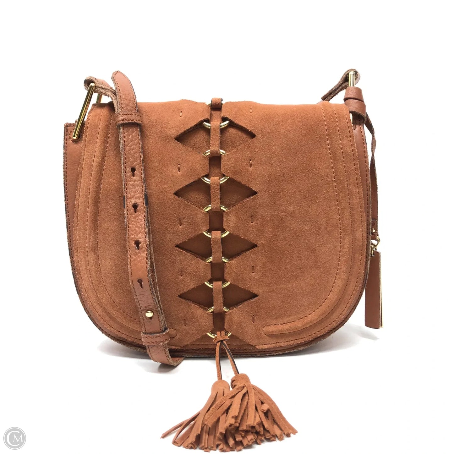 Crossbody Leather By Vince Camuto, Size: Medium