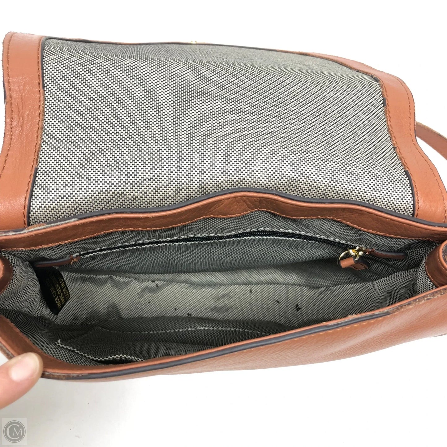 Crossbody Leather By Vince Camuto, Size: Medium