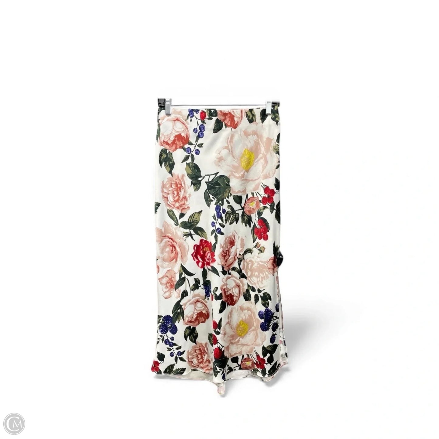 Skirt Midi By Skies Are Blue In Floral Print, Size: S