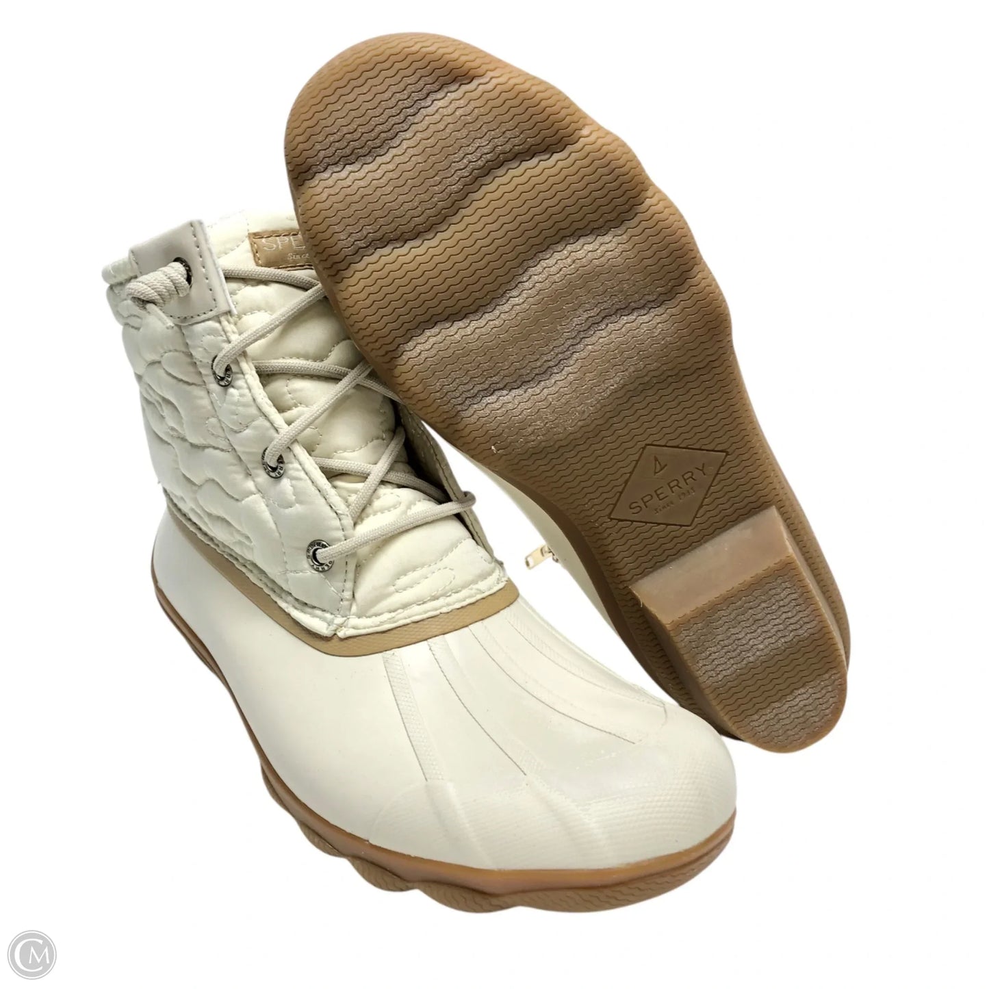 Boots Snow By Sperry In Ivory, Size: 9.5