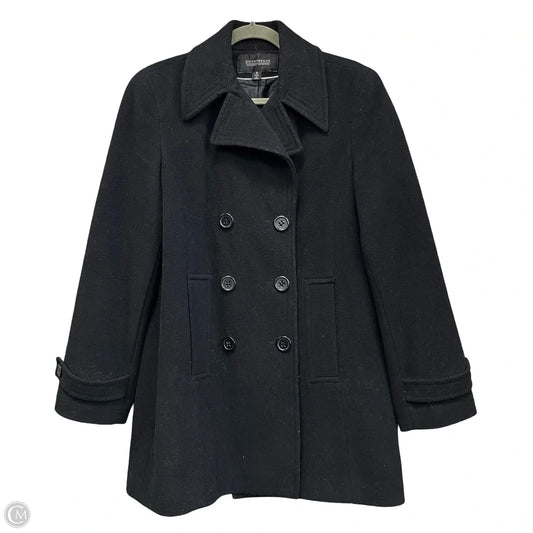 Coat Peacoat By Clothes Mentor In Black, Size: 8