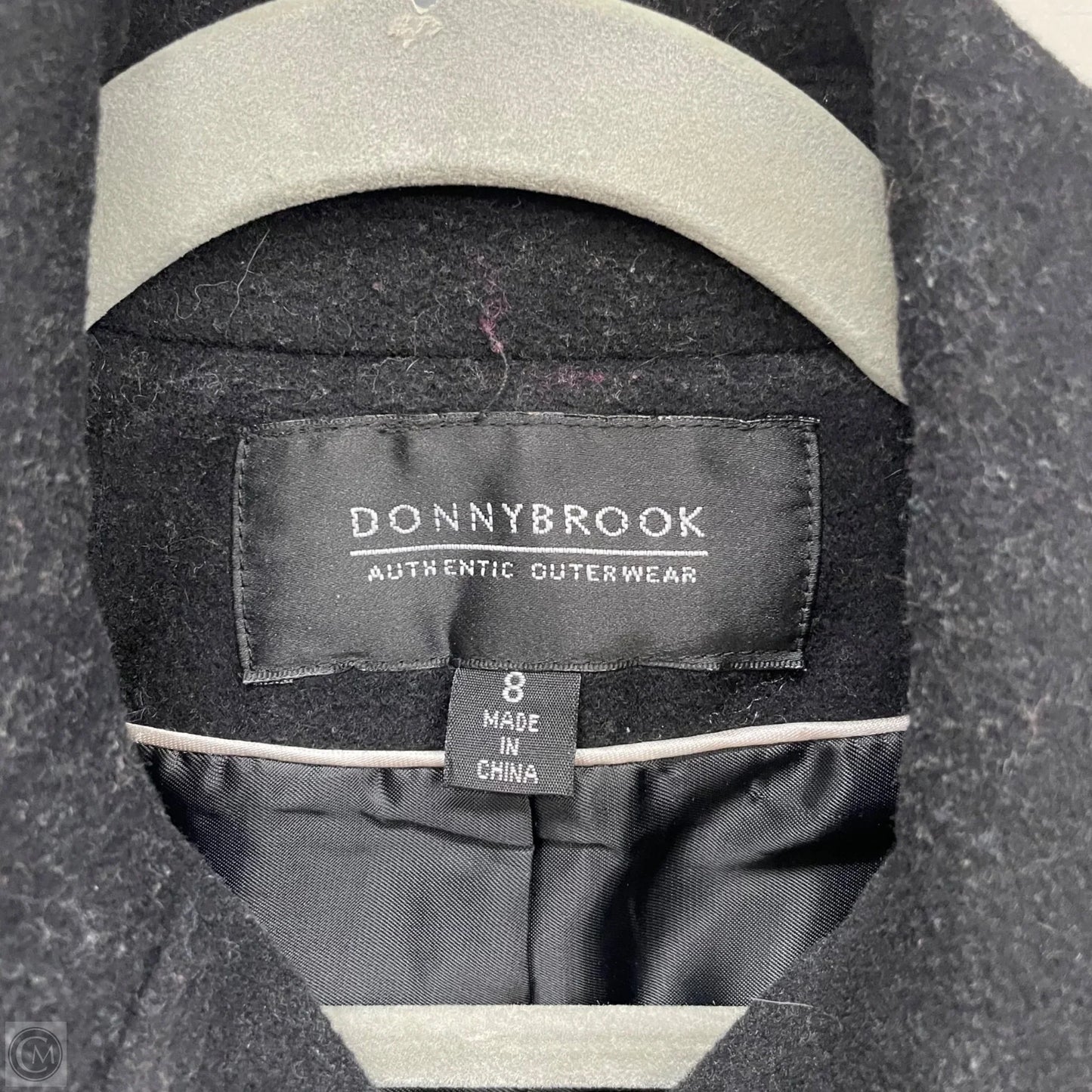 Coat Peacoat By Clothes Mentor In Black, Size: 8