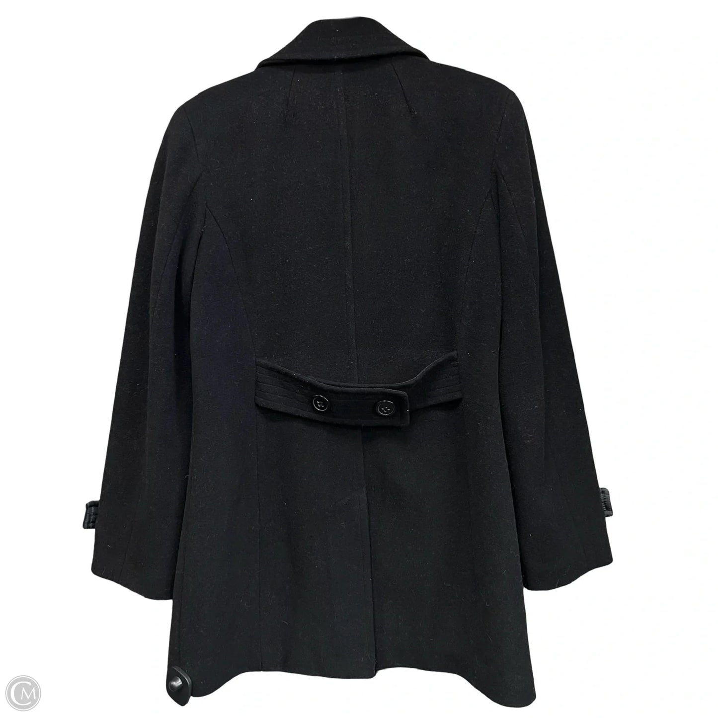 Coat Peacoat By Clothes Mentor In Black, Size: 8