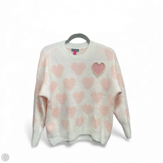 Sweater By Vince Camuto In Pink, Size: Xs