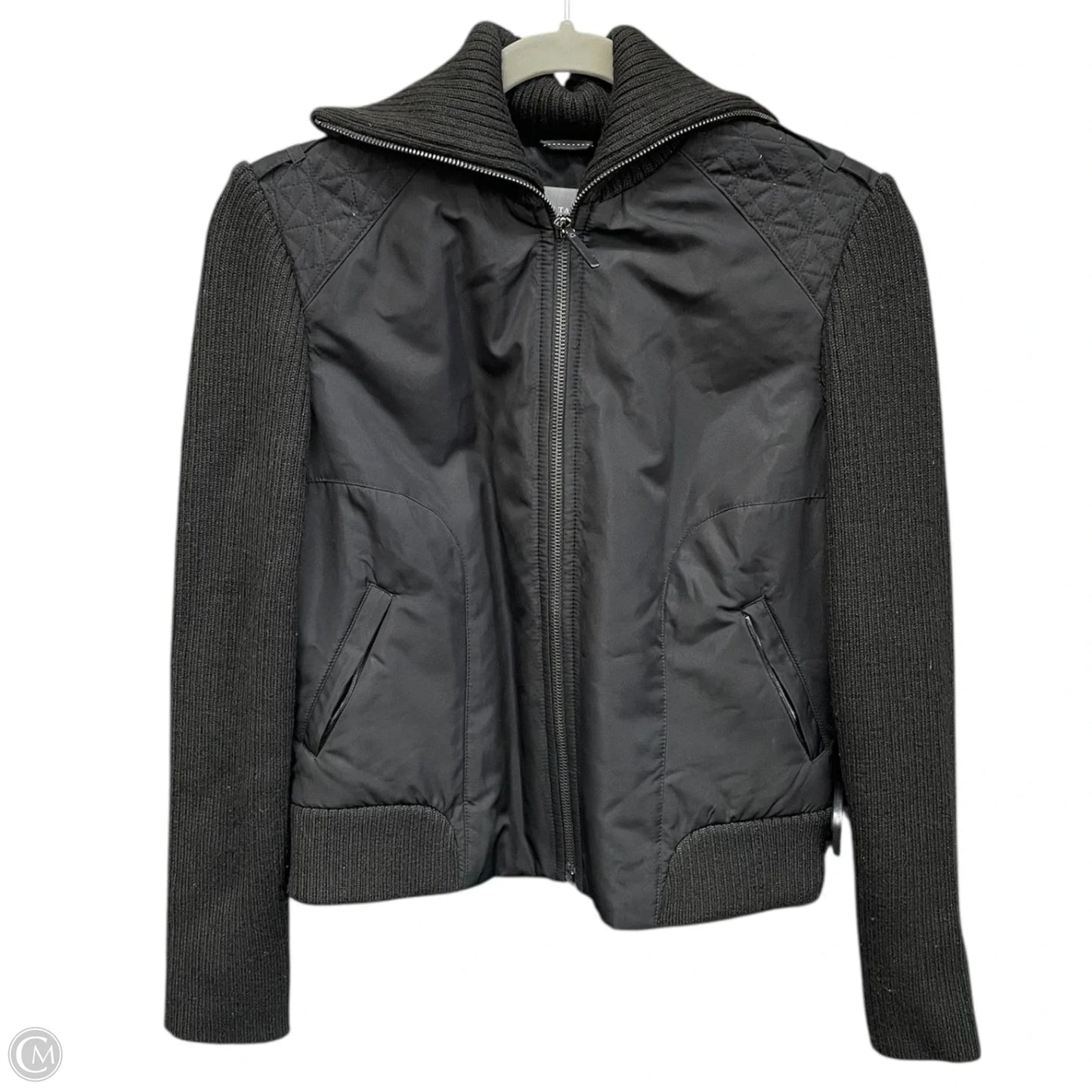 Jacket Moto By Ann Taylor In Black, Size: Sp