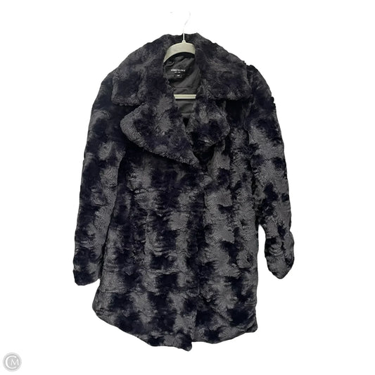 Coat Faux Fur & Sherpa By Kenneth Cole In Black, Size: S