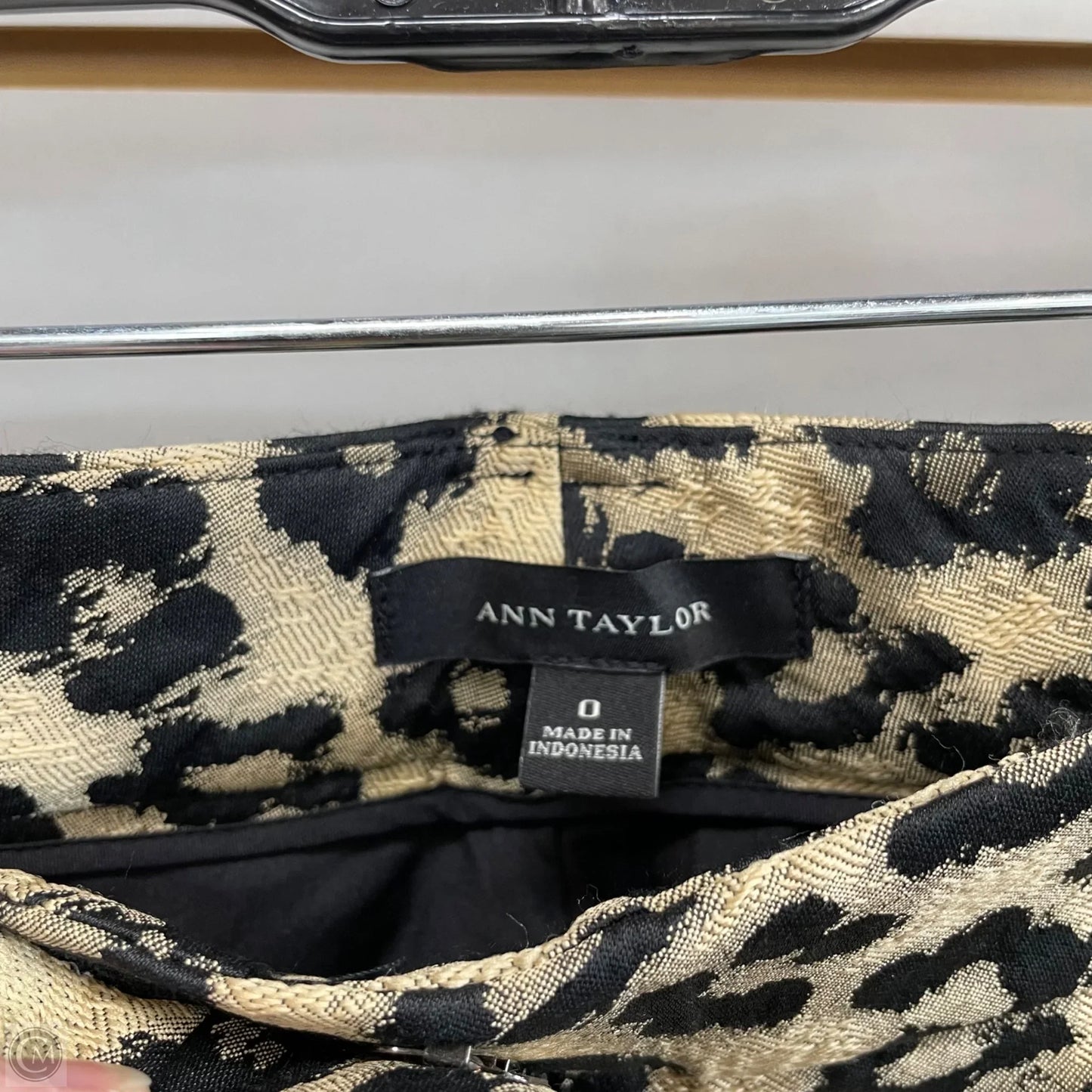 Pants Dress By Ann Taylor In Black & Gold, Size: 0