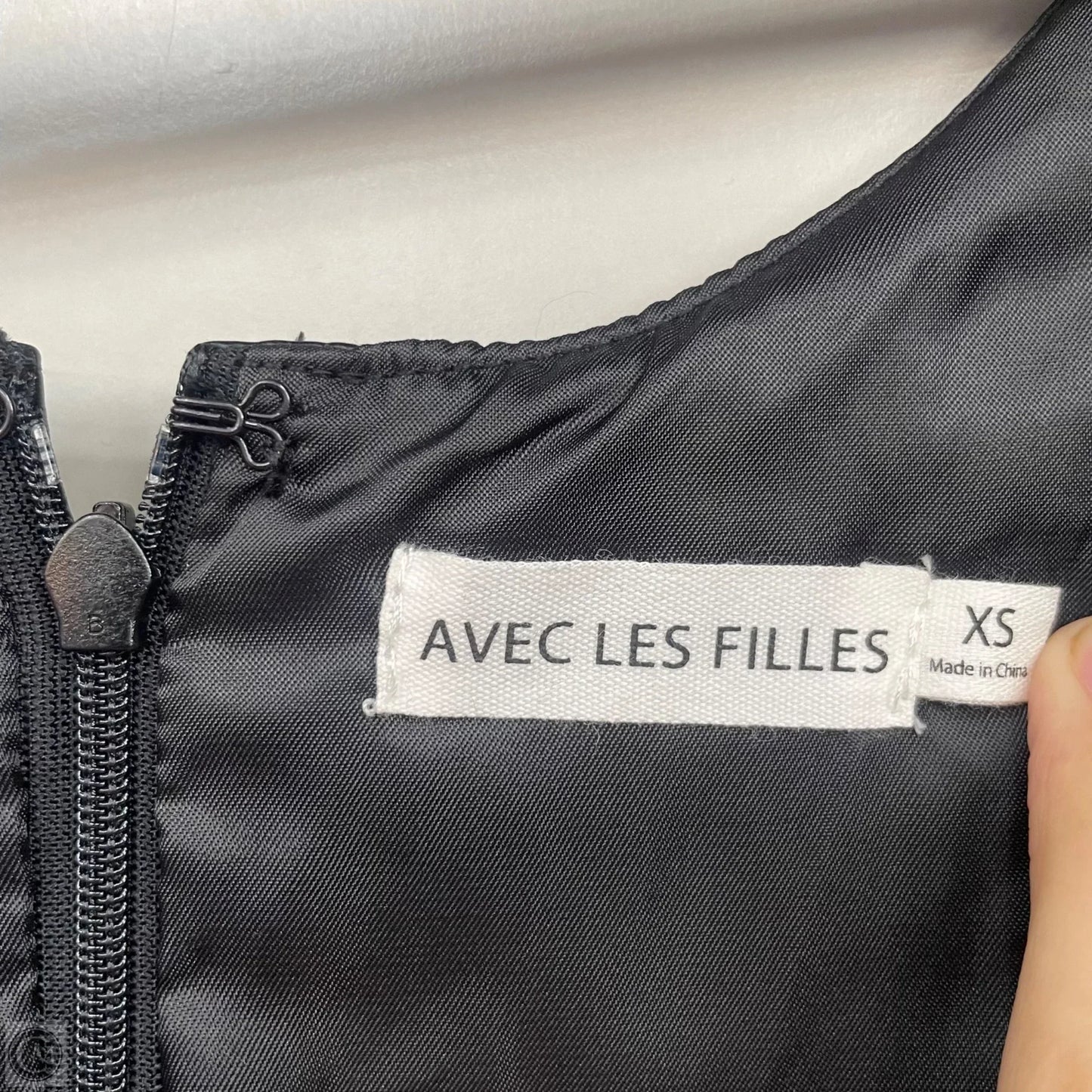 Dress Casual Short By Avec Les Filles In Black, Size: Xs