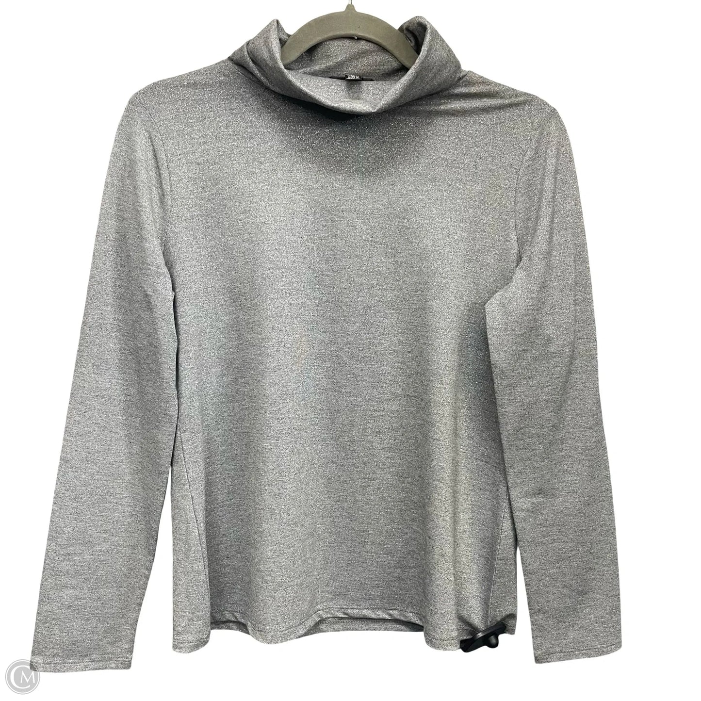 Top Long Sleeve By Investments In Silver, Size: Sp
