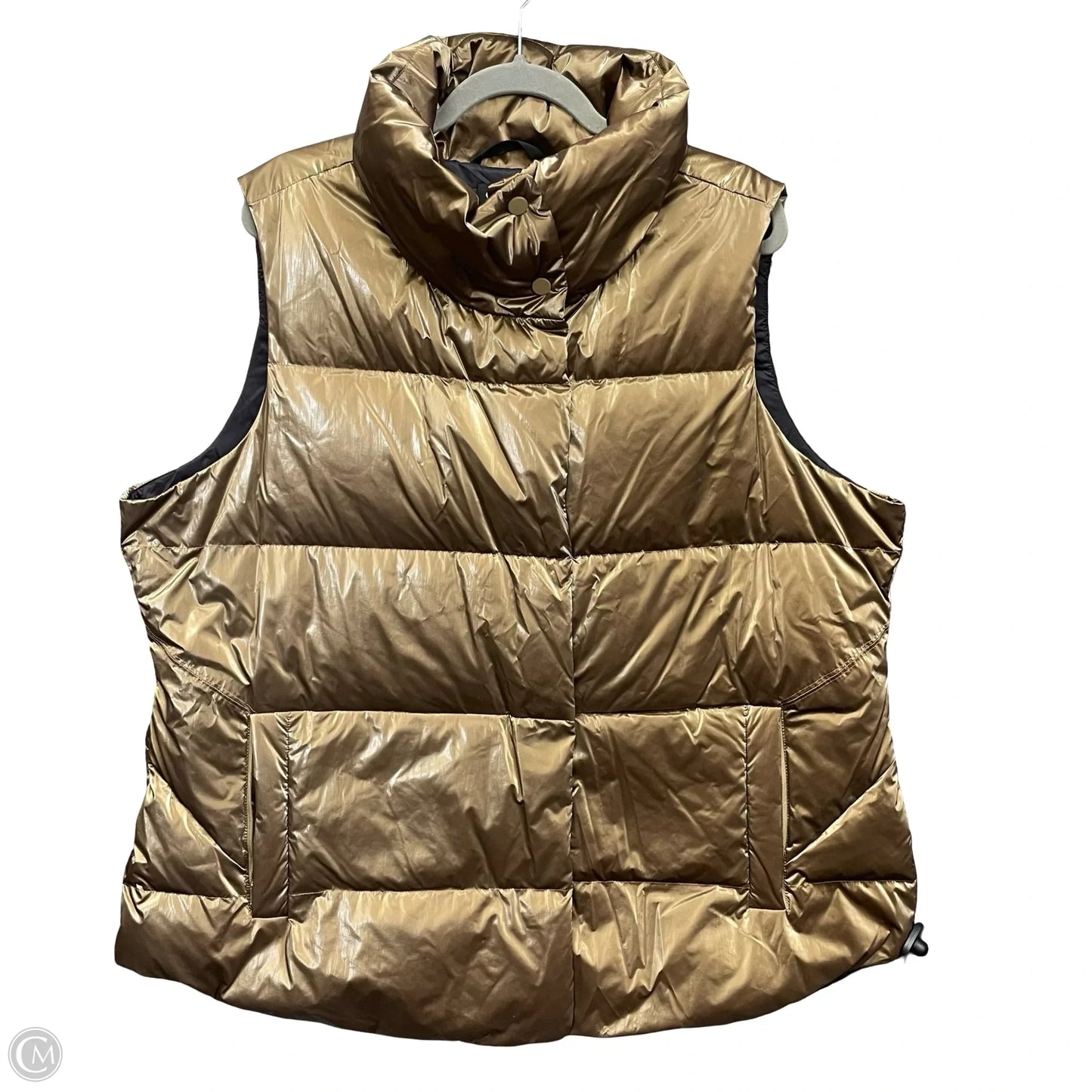 Vest Puffer & Quilted By Athleta In Bronze, Size: 2x