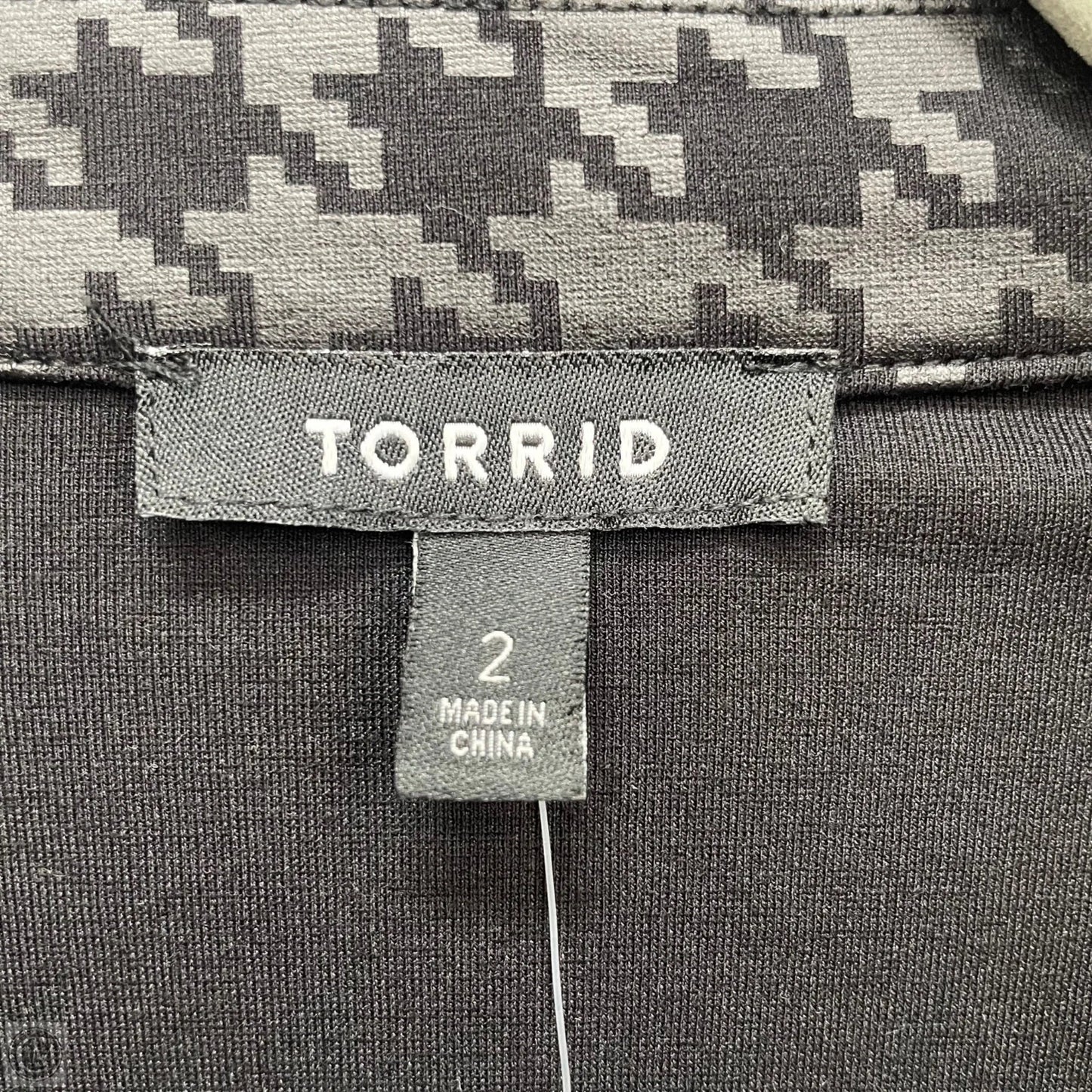 Blazer By Torrid In Black, Size: 2x