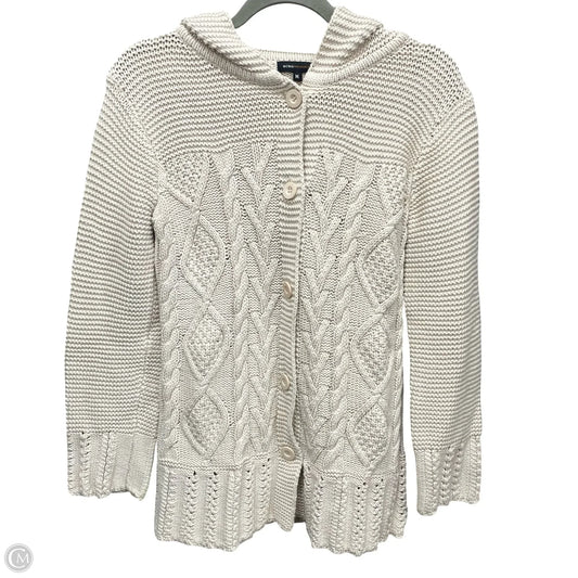Sweater Cardigan By Bcbgmaxazria In Beige, Size: M