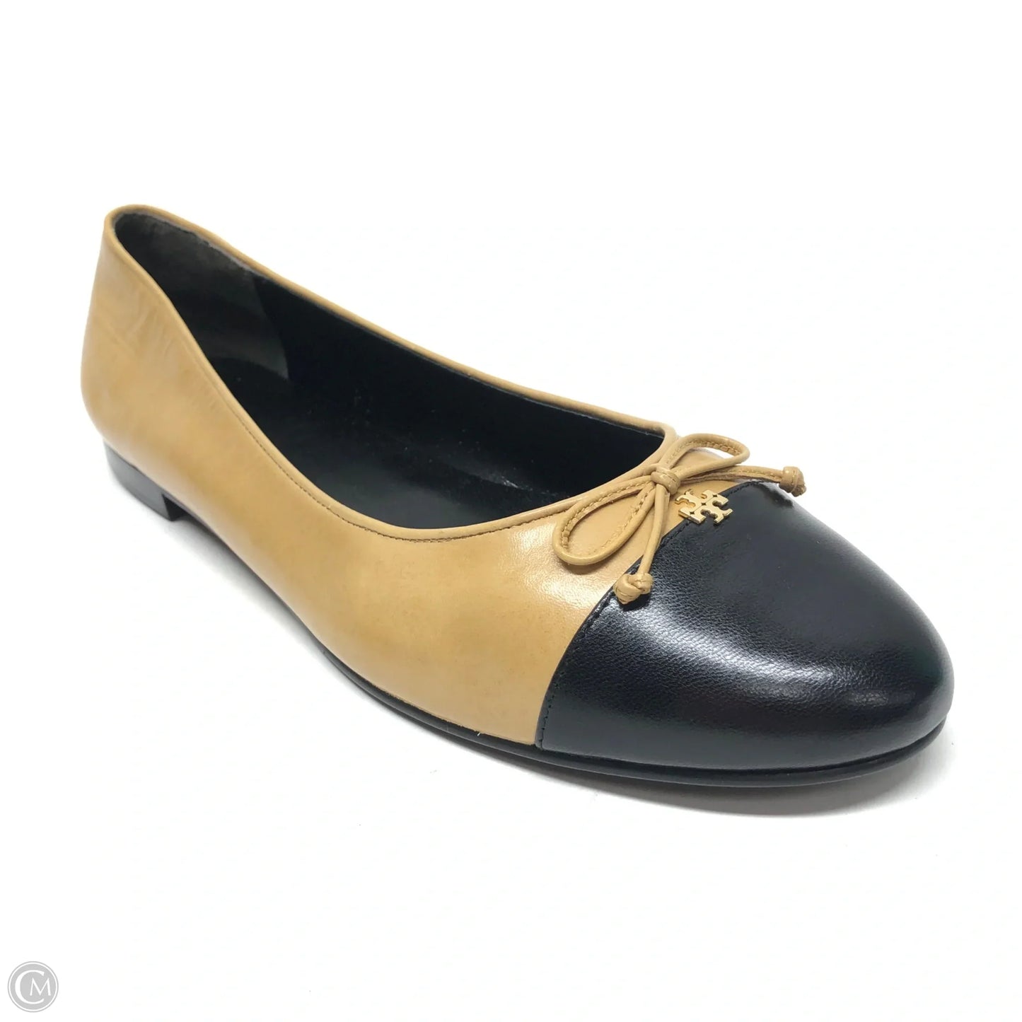 Shoes Designer By Tory Burch In Black & Tan, Size: 11