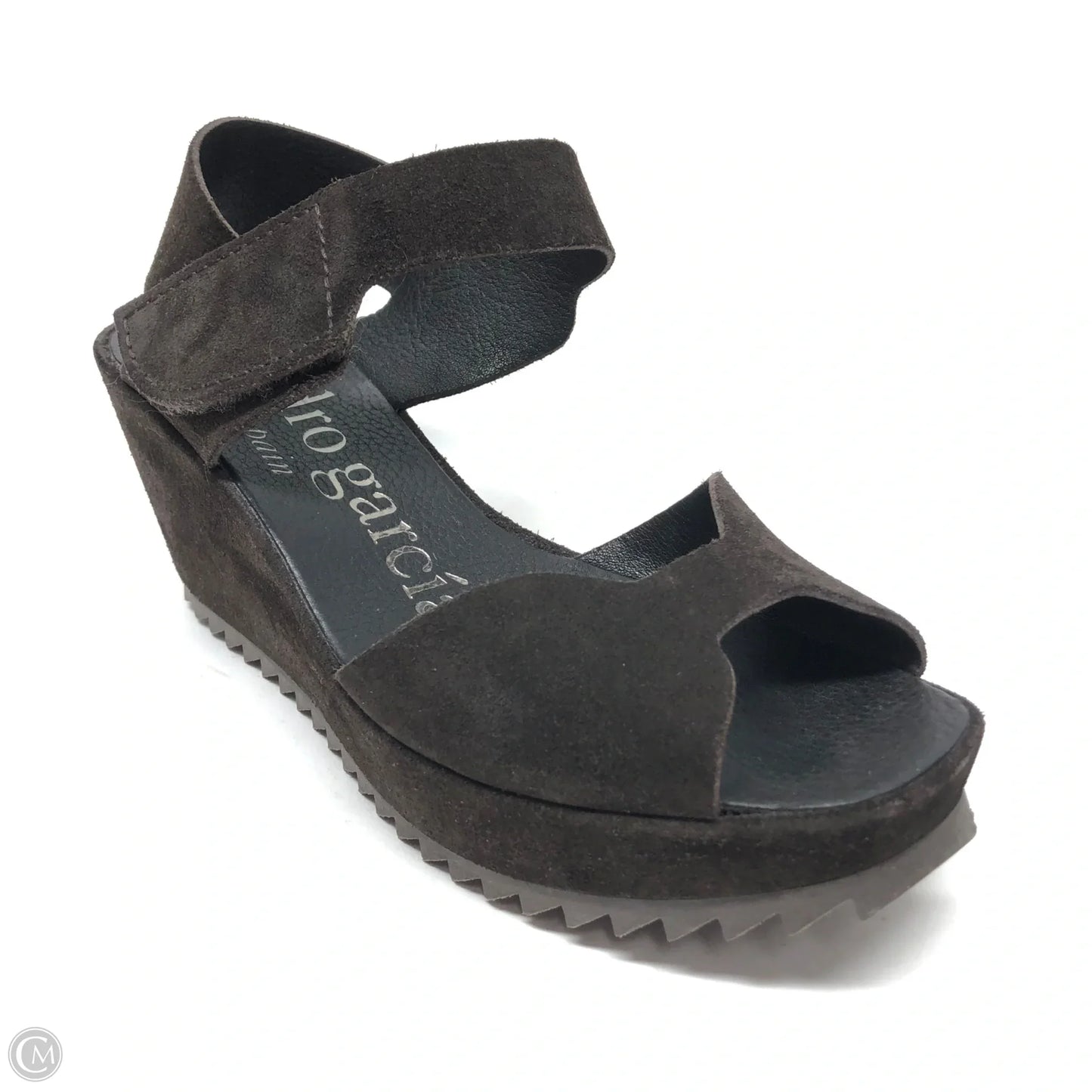 Sandals Heels Wedge By Cma In Brown, Size: 5.5