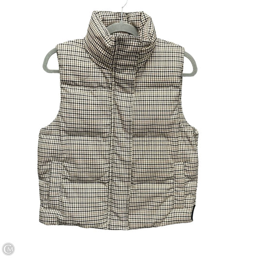 Vest Puffer & Quilted By A New Day In Brown & Cream, Size: Xs