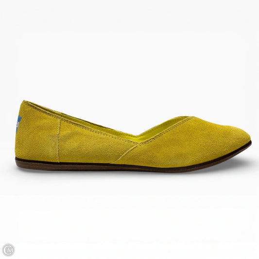 Shoes Flats By Toms In Yellow, Size: 10