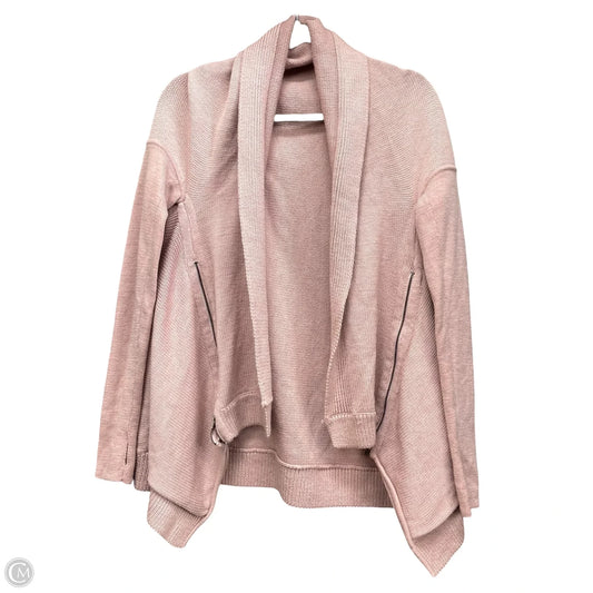 Sweater Cardigan By Lululemon In Pink, Size: S