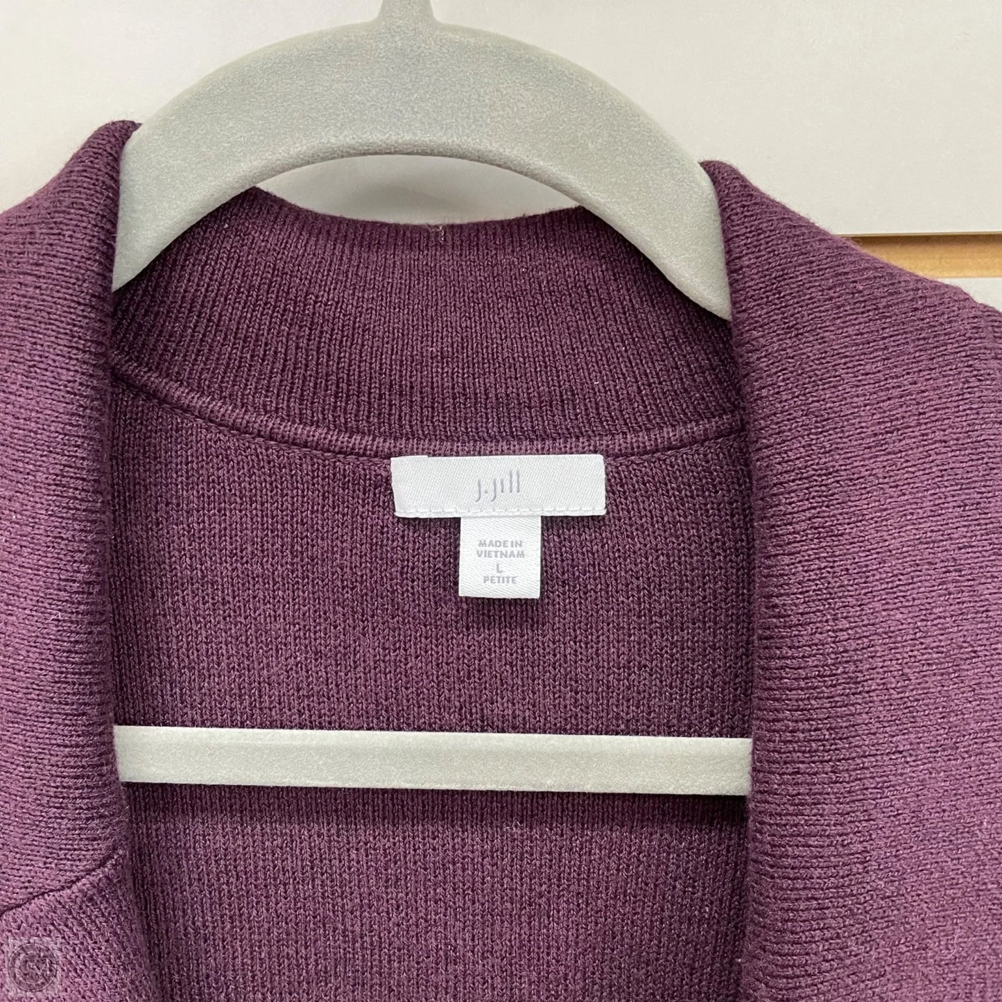 Cardigan By J. Jill In Purple, Size: L