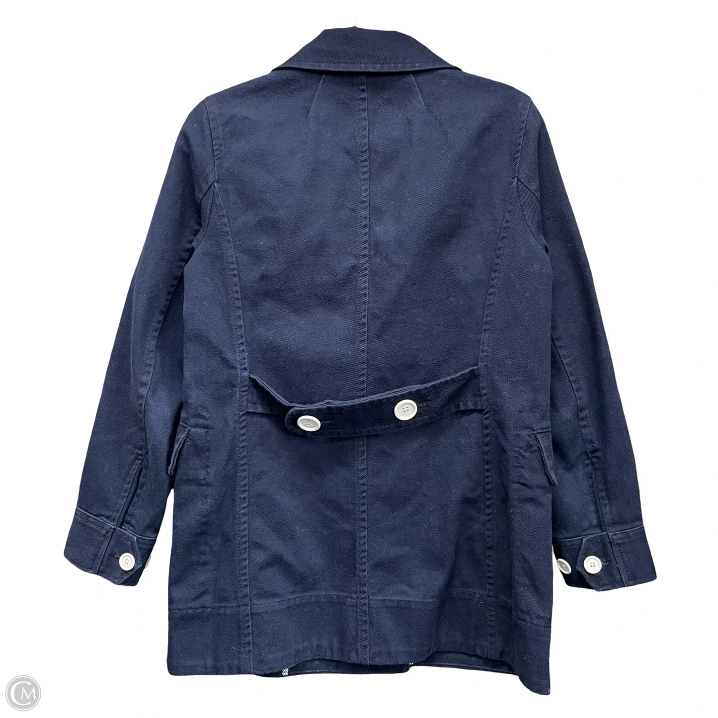 Coat Peacoat By J. Crew In Navy, Size: 2