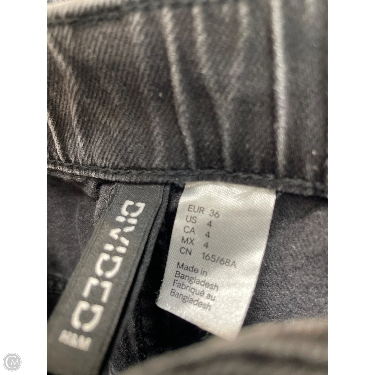 Pants Joggers By Divided In Black Denim, Size: 4