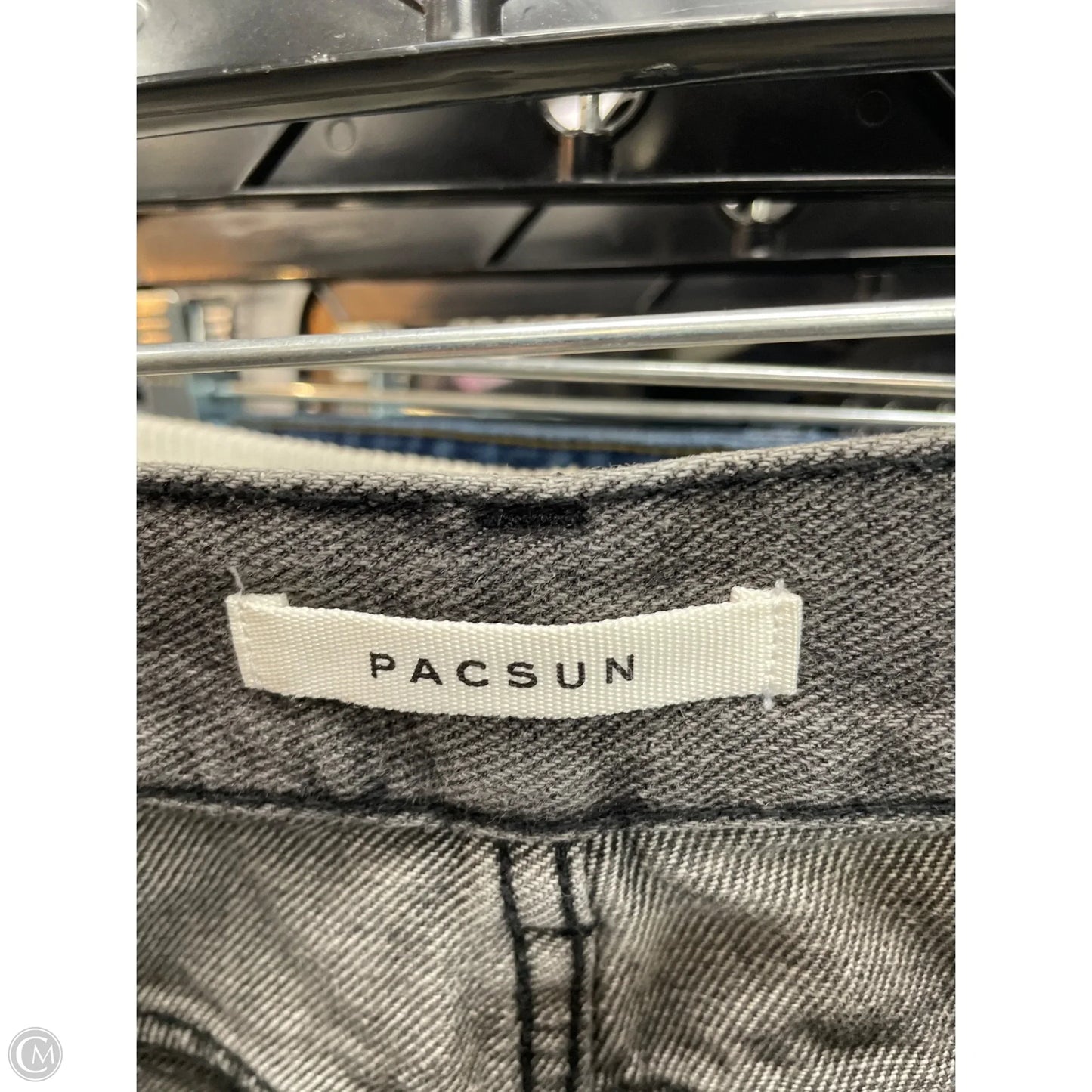 Jeans Straight By Pacsun In Black Denim, Size: 2
