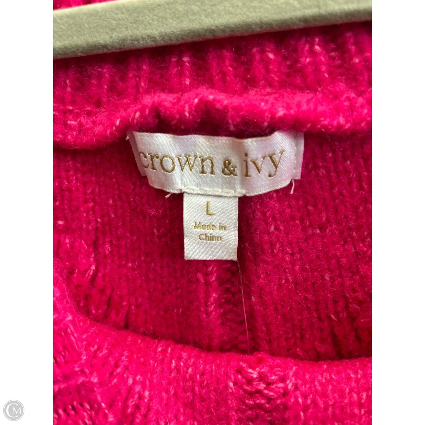 Sweater By Crown And Ivy In Pink, Size: L