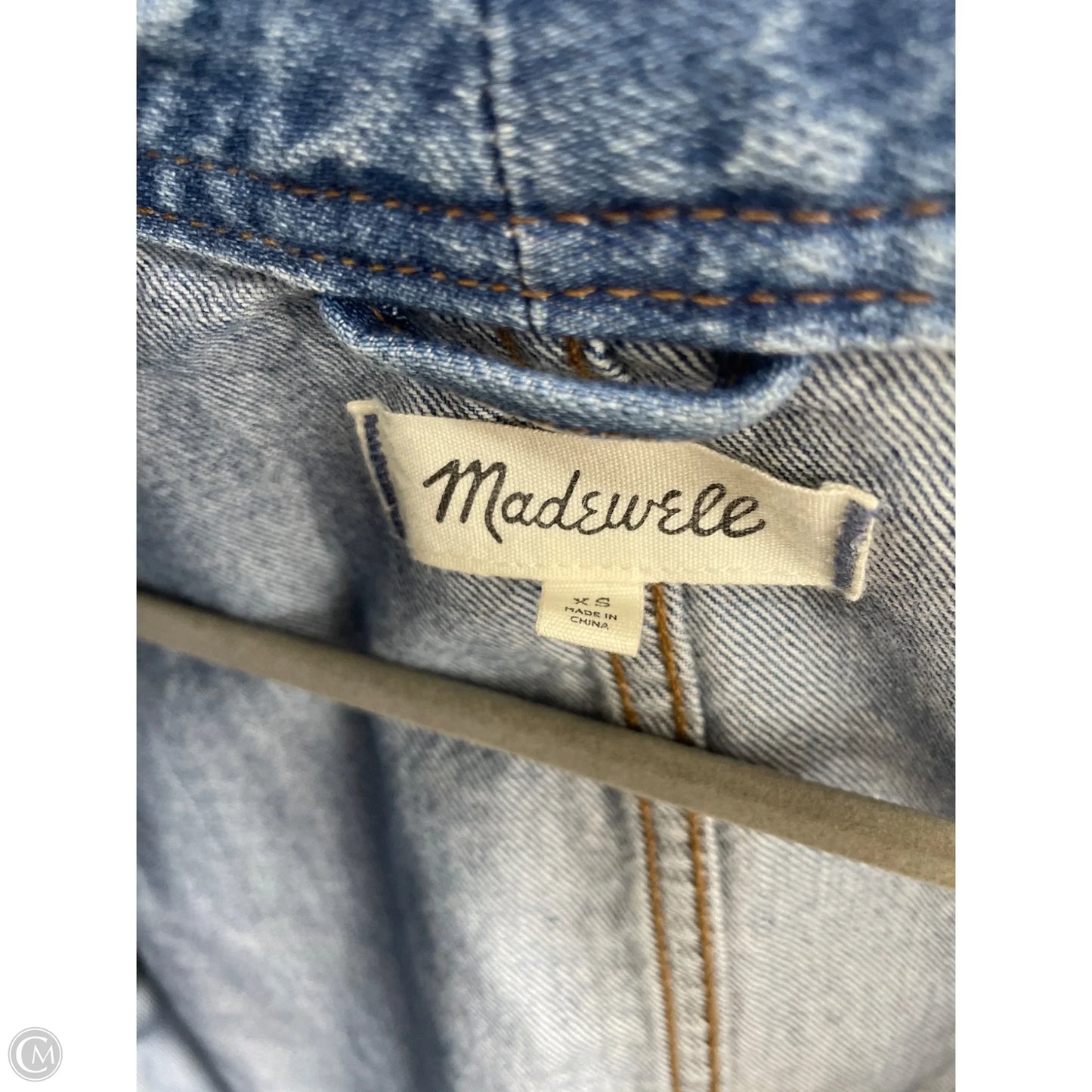 Jacket Denim By Madewell In Blue Denim, Size: Xs