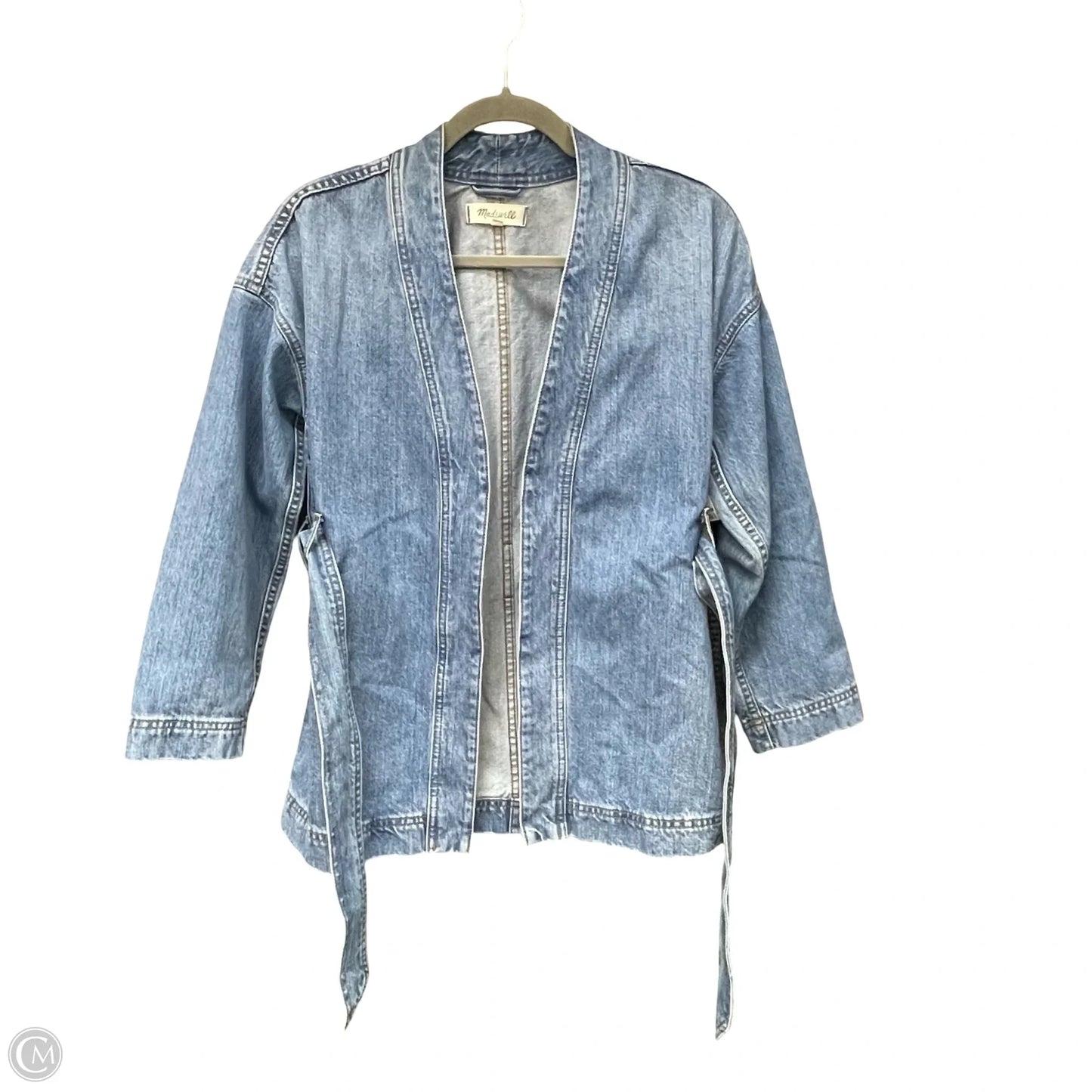 Jacket Denim By Madewell In Blue Denim, Size: Xs