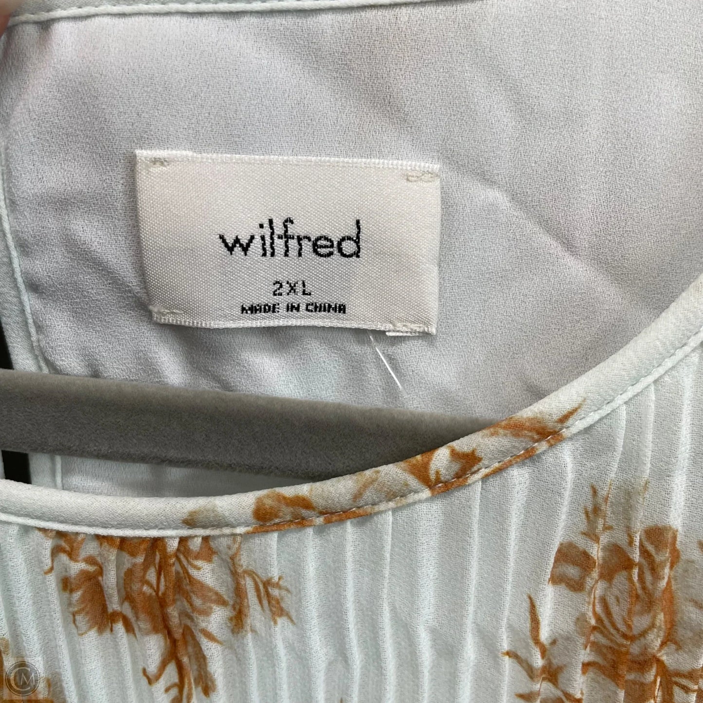 Dress Casual Short By Wilfred In Green & Tan, Size: 2x