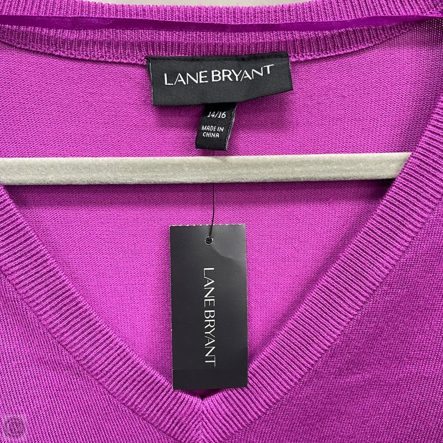 Sweater By Lane Bryant In Purple, Size: Xl