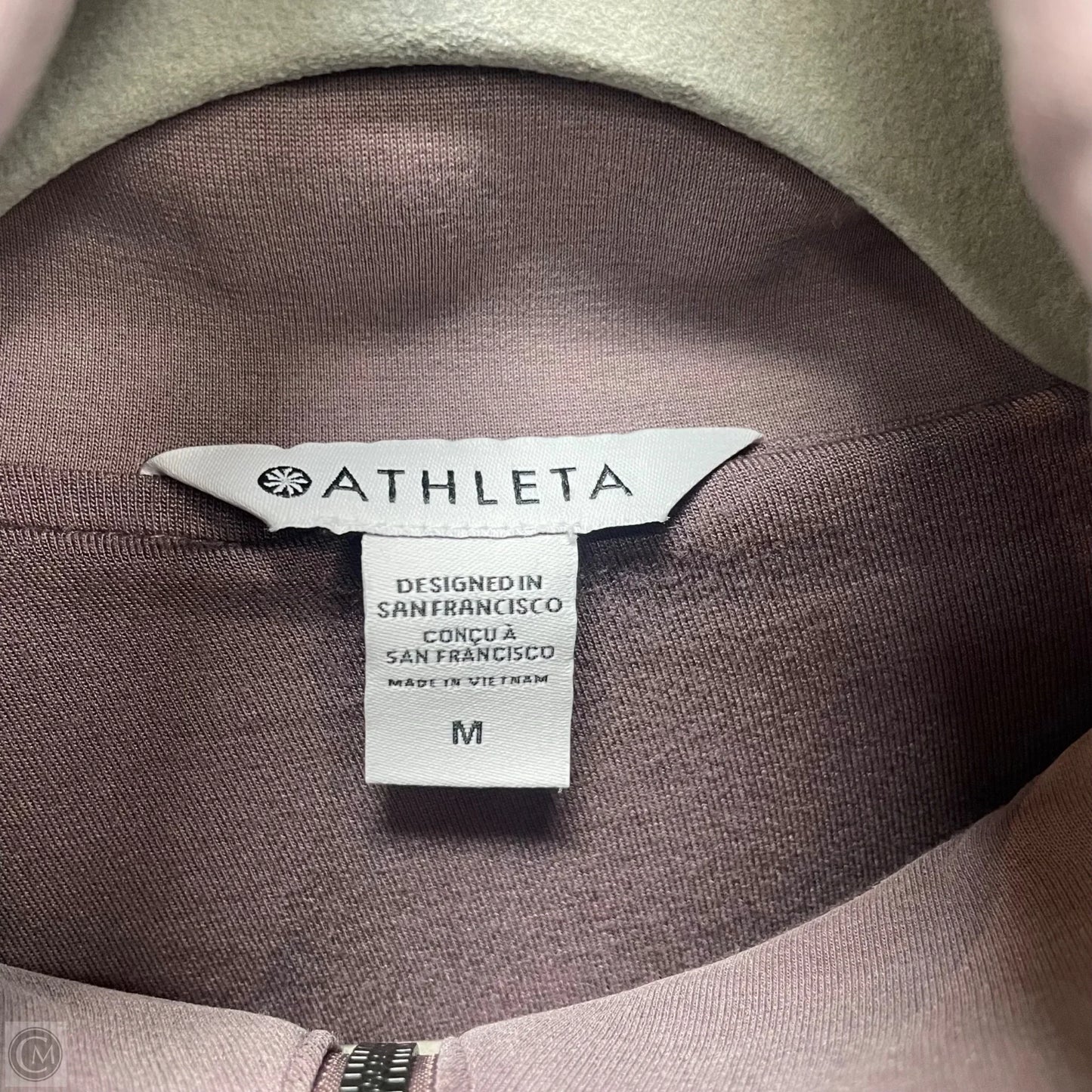 Athletic Jacket By Athleta In Mauve, Size: M