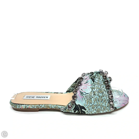Sandals Flats By Steve Madden In Multi-colored, Size: 6