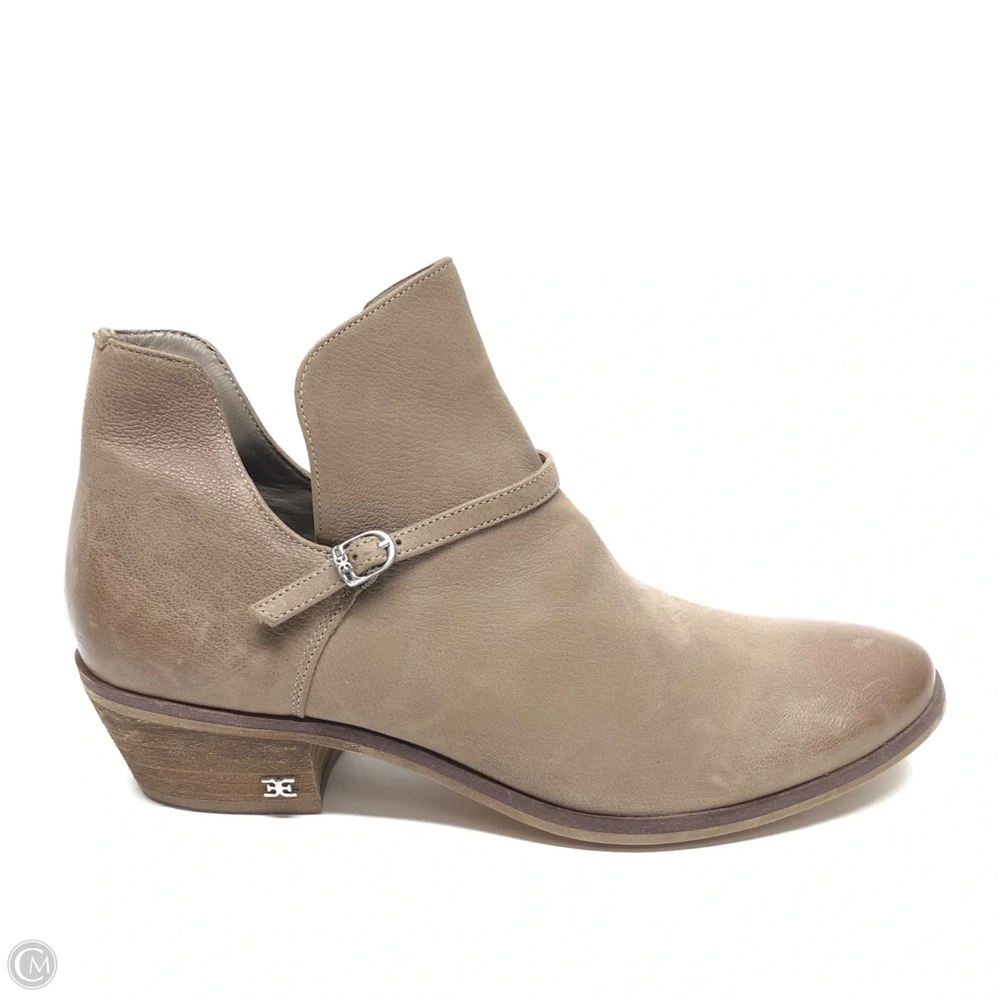 Boots Ankle Heels By Sam Edelman In Taupe, Size: 9
