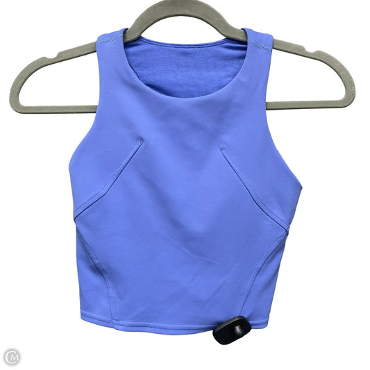 Athletic Bra By Lululemon In Blue, Size: 0