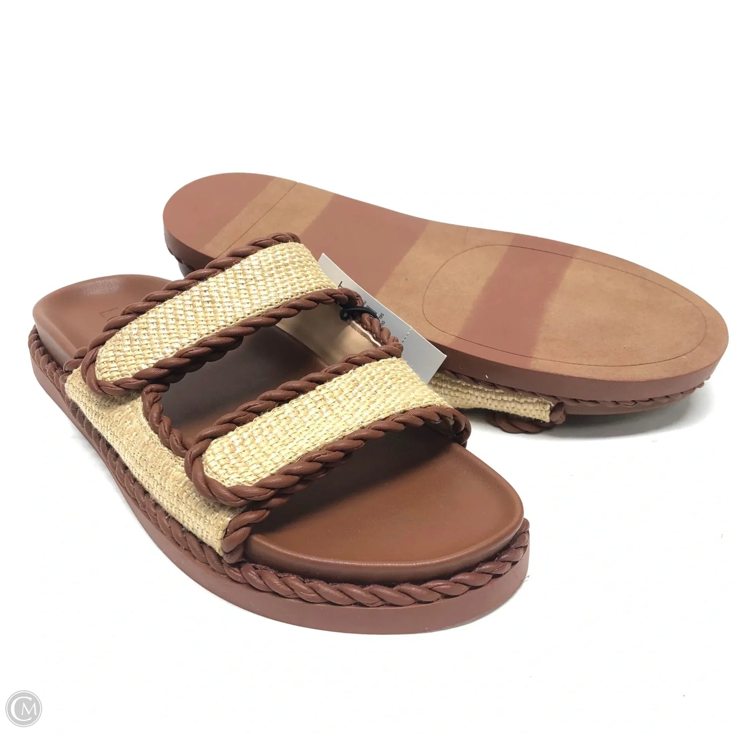 Sandals Flats By Loft In Brown, Size: 11
