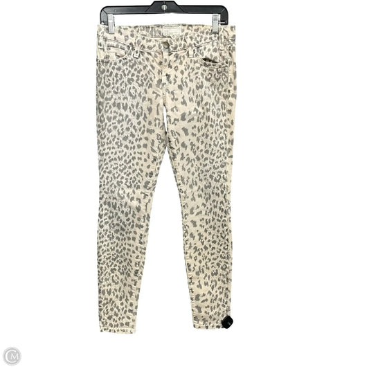 Jeans Skinny By Current Elliott In Leopard Print, Size: 2