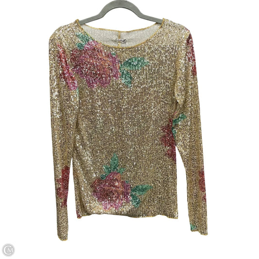 Top Long Sleeve By Free People In Multi-colored, Size: M