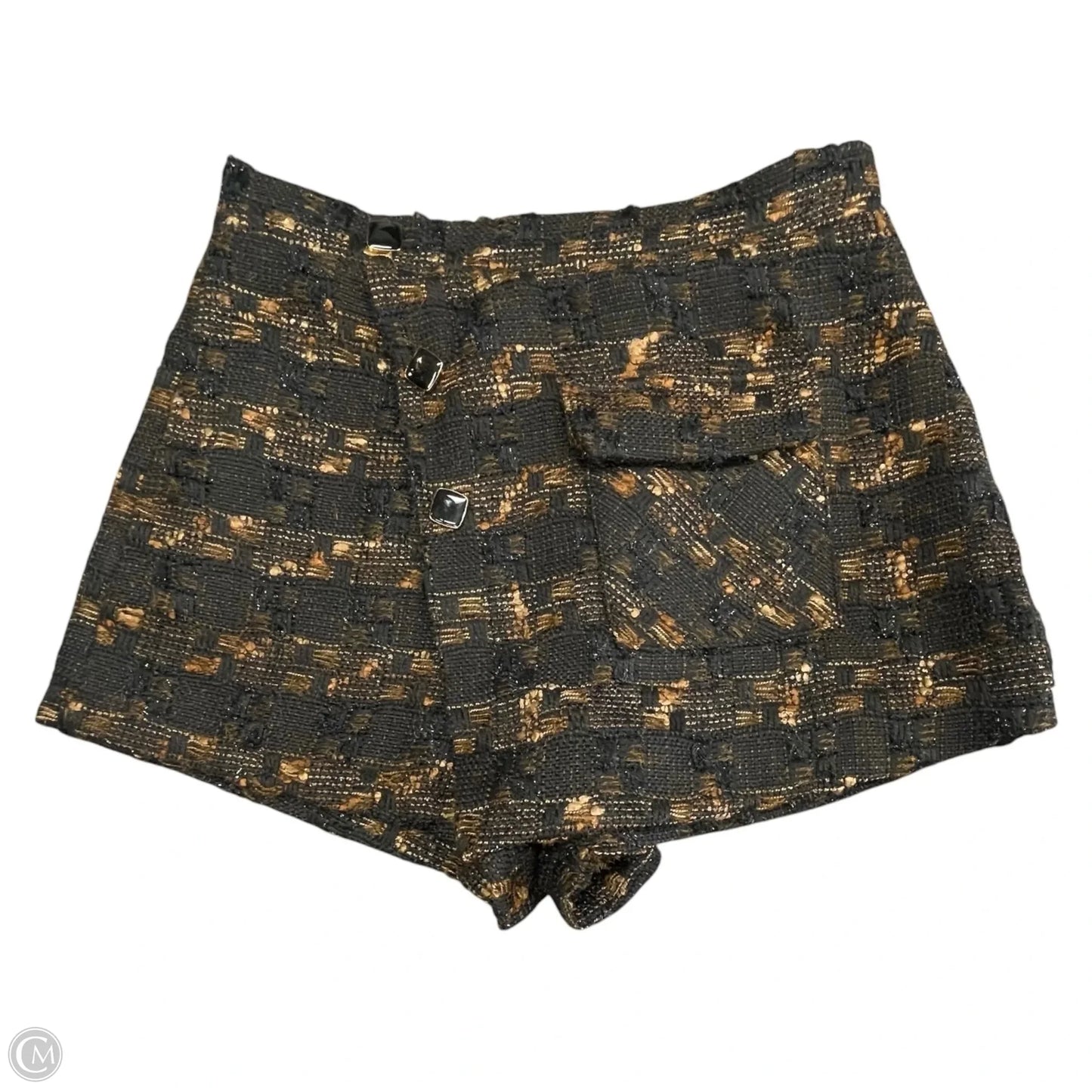 Skort By Tcec In Black & Brown, Size: M