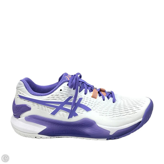 Shoes Athletic By Asics In Purple & White, Size: 10