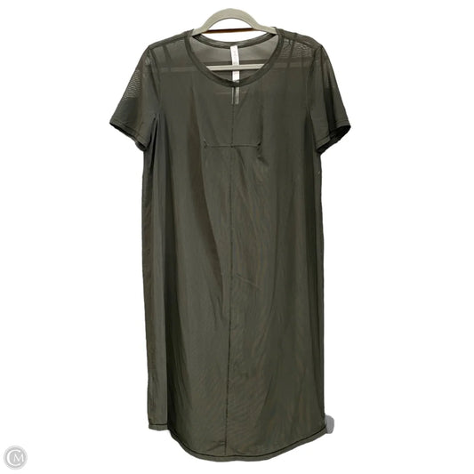 Athletic Dress By Lululemon In Green, Size: 10